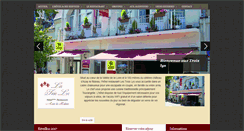 Desktop Screenshot of hotel-lestroislys.com